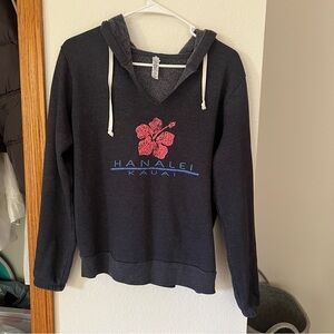 Gray Hanalei Kauai Women's Hoodie